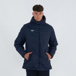 Kurtka Outdoor Bergen Niebieska. Niebieskie kurtki męskie Legea, m, bez wzorów, z puchu, bez kaptura, do biegania. W wyprzedaży za 156.00 zł.