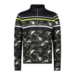 Polar softech CMP. Czarne bluzy z polaru męskie CMP, bez wzorów, z polaru, sportowe, bez ramiączek, bez kaptura. Za 389.00 zł.
