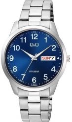 Zegarek męski QQ C32A-005P srebrny. Szare zegarki męskie Q&Q, srebrne. Za 189.00 zł.