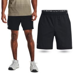 Spodenki fitness męskie UNDER ARMOUR Vanish Woven 6" Shorts Szorty. Brązowe szorty sportowe męskie Under Armour, bez wzorów, sportowe. Za 109.99 zł.