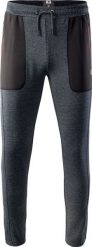 IQ Spodnie męskie Risan Black Melange / Black / Spicy Orange r. XXL. Czarne długie spodnie sportowe męskie IQ, bez wzorów. Za 101.33 zł.