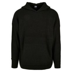 Dzianinowa bluza z kapturem Urban Classics. Czarne bluzy z kapturem męskie Urban Classics, m, bez wzorów, z dzianiny, z kapturem. Za 206.00 zł.
