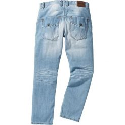 Spodnie chino Regular Fit bonprix czarny. Czarne eleganckie spodnie męskie bonprix, bez wzorów. Za 129.99 zł.