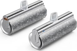 Powerbank Veger VEGER powerbank 5 000 mAh z wbudowanym złączem Lightning PD QC3.0 2,4A 12W PlugOn (W0573P) srebrny. Szare powerbanki Veger. Za 48.59 zł.