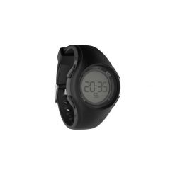 Zegarek do biegania W200 M męski. Czarne zegarki męskie KALENJI. Za 39.99 zł.