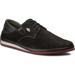 Sneakersy NIK - 03-0508-001 Czarny. Czarne buty sportowe na co dzień męskie Nik, z nubiku, sportowe. W wyprzedaży za 209.00 zł.