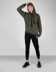 Takeshy Kurosawa Bluza | 83186 | Felpa Hoodie Cappuccio Stampato | Mężczyzna | Wojskowa Zieleń. Zielone bluzy nierozpinane męskie Takeshy Kurosawa, m, bez wzorów, z bawełny. W wyprzedaży za 329.00 zł.