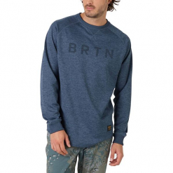Bluza "Caption Crew" w kolorze granatowym. Niebieskie bluzy rozpinane męskie Burton, z nadrukiem, z dzianiny. W wyprzedaży za 121.95 zł.