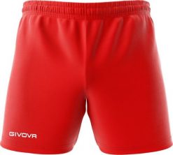 Givova Spodenki Givova Capo czerwone P018 0012 XL. Czerwone szorty sportowe męskie Givova, bez wzorów, sportowe. Za 33.49 zł.