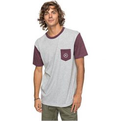 Quiksilver Męska Koszula Baysic Kieszonkowy Light Grey Heather eqykt03733-Sjsh (Rozmiar M). Koszule męskie marki Quiksilver. W wyprzedaży za 69.00 zł.