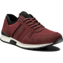 Sneakersy RIEKER - 19400-35 Rot. Czerwone buty sportowe na co dzień męskie Rieker, z materiału. W wyprzedaży za 189.00 zł.