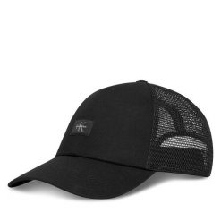 Czapka z daszkiem Calvin Klein. Czarne czapki męskie Calvin Klein, bez wzorów. Za 169.99 zł.