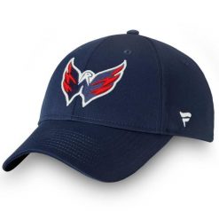 Czapka Fanatics NHL Hockey Capitals w kolorze granatowym (jeden rozmiar). Niebieskie czapki męskie FANATICS, bez wzorów. Za 173.78 zł.