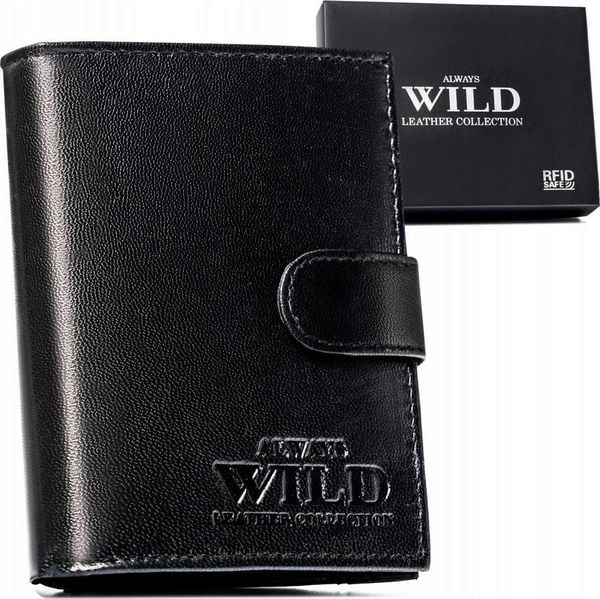 Always Wild Klasyczny, pionowy portfel męski ze skóry naturalnej - Always Wild NoSize. Portfele męskie Always Wild, bez wzorów, ze skóry. Za 89.91 zł.