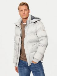 Guess Kurtka puchowa M4BL21 WGJ42 Szary Regular Fit. Szare kurtki męskie Guess, m, z aplikacjami, z puchu, bez ramiączek, bez kaptura. Za 699.99 zł.