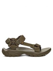 Teva Sandały Terra Fi 5 Universal 1102456 Khaki. Brązowe sandały męskie Teva, z materiału, bez zapięcia. Za 489.99 zł.
