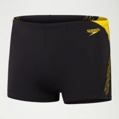 Kąpielówki męskie spodenki kąpielowe Speedo HyperBoom Splice. Czarne kąpielówki męskie SPEEDO, m, bez wzorów. Za 129.99 zł.
