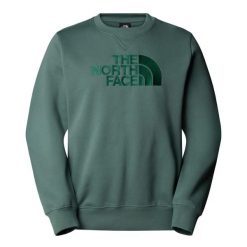 The North Face Bluza Drew Peak Crew Nf0A89Ek58S. Zielone bluzy nierozpinane męskie The North Face, m, bez wzorów, bez ramiączek, bez kaptura. Za 273.99 zł.