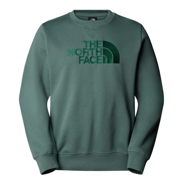 The North Face Bluza Drew Peak Crew Nf0A89Ek58S. Zielone bluzy nierozpinane męskie The North Face, m, bez wzorów, bez ramiączek, bez kaptura. Za 273.99 zł.