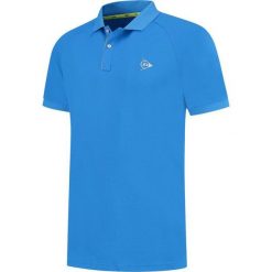 Koszulka tenisowa męska Dunlop Club Polo z kołnierzykiem. Niebieskie koszulki polo męskie Dunlop, m, bez wzorów, sportowe, bez kołnierzyka, bez ramiączek. Za 139.99 zł.