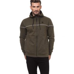 Bluza w kolorze khaki. Brązowe bluzy rozpinane męskie Lonsdale, Kangol, Crosshatch, l, bez wzorów, z bawełny, bez ramiączek, bez kaptura. W wyprzedaży za 129.95 zł.
