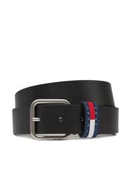 Tommy Jeans Pasek Męski Ryan 3.5 AM0AM13415 Czarny. Czarne paski męskie Tommy Jeans, bez wzorów, z jeansu. Za 139.99 zł.