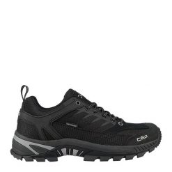 Buty trekkingowe męskie CMP RIGEL 2.0 LOW skóra wodoodporne. Czarne buty trekkingowe męskie CMP, bez wzorów, ze skóry, bez zapięcia, trekkingowe. Za 449.99 zł.