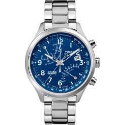 Zegarek Timex Męski TW2P60600 IQ T Series Fly-Back Chronograf srebrny. Szare zegarki męskie Timex. Za 469.99 zł.