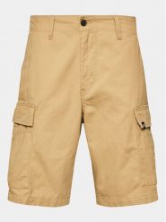 Element Szorty materiałowe Legion Cargo ELYWS00103 Beżowy Regular Fit. Brązowe szorty męskie Element, bez wzorów, z bawełny. Za 229.99 zł.
