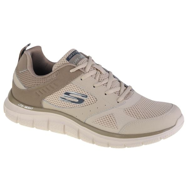 Tenisówki Skechers Model Track - Syntac Kolor Jasnobrązowy. Brązowe buty sportowe na co dzień męskie Skechers, bez wzorów, ze skóry, casualowe, bez zapięcia. Za 249.99 zł.