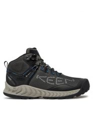 Keen Trekkingi Nxis Evo Mid Wp 1026108 Szary. Szare buty trekkingowe męskie Keen, bez wzorów, z materiału, bez zapięcia, trekkingowe. Za 449.00 zł.