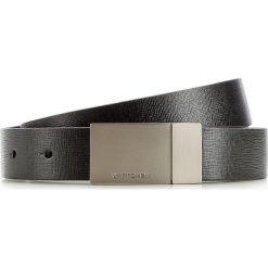 Pasek męski 86-8M-317-1. Czarne paski męskie Wittchen, bez wzorów, z materiału, eleganckie. Za 119.90 zł.