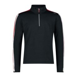 Golf męski techniczny CMP 39L2577. Białe swetry męskie CMP, bez wzorów, sportowe, bez kołnierzyka, bez ramiączek. Za 274.00 zł.