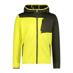 Polar z kapturem CMP. Żółte bluzy z polaru męskie CMP, xl, bez wzorów, z polaru, sportowe, bez ramiączek, z kapturem. W wyprzedaży za 174.65 zł.