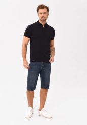 Jeansowe spodenki, Comofrt Fit, E-NER. Niebieskie szorty męskie Volcano, bez wzorów, z jeansu, klasyczne. Za 159.99 zł.