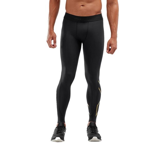 Legginsy treningowe męskie 2XU Force Compression. Czarne bielizna termoaktywna męska 2XU, m, bez wzorów. Za 673.50 zł.