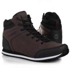 Buty męskie trekkingowe HI-TEC ARNEL MID DARK BROWN. Brązowe buty trekkingowe męskie Hi-tec, bez wzorów, z materiału, bez zapięcia. W wyprzedaży za 209.00 zł.