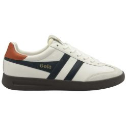 Sneakersy ze skóry Gola Cyclone. Białe buty sportowe na co dzień męskie Gola, m, bez wzorów, ze skóry, retro, bez ramiączek, bez kaptura. Za 446.50 zł.