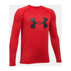 Under Armour Koszulka z logo długi rękaw kolor czerwony rozmiar L (1299389-600). Koszulki męskie z długim rękawem marki Under Armour. Za 75.00 zł.