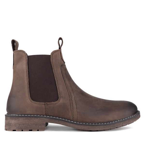 Sztyblety Lasocki. Brązowe sztyblety męskie Lasocki, bez obcasa, bez zapięcia. Za 279.99 zł.