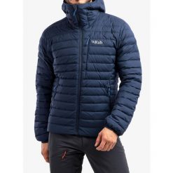 Kurtka puchowa męska Rab Infinity Microlight Jacket. Niebieskie kurtki męskie RAB, m, bez wzorów, z puchu, sportowe, bez ramiączek, bez kaptura. Za 1,182.99 zł.