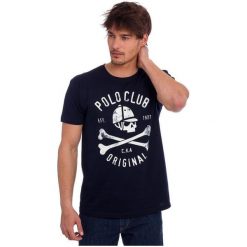 Polo Club C.H.A T-Shirt Męski Xl Ciemnoniebieski. Koszulki polo męskie marki Polo Club C.H..A. Za 109.00 zł.