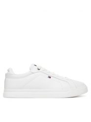 Tommy Hilfiger Sneakersy Icon Court Light Ess FM0FM05678 Biały. Białe buty sportowe na co dzień męskie Tommy Hilfiger, m, bez wzorów, ze skóry, bez ramiączek, bez kaptura. Za 409.99 zł.
