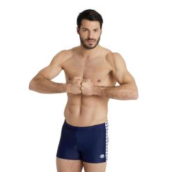 Szorty Kąpielowe Arena Icons Swim Short Solid. Niebieskie kąpielówki męskie ARENA, m, bez wzorów. Za 111.38 zł.