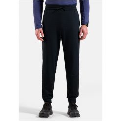 Spodnie dresowe Odlo Pants regular length ESSENTIAL THERMAL. Czarne spodnie dresowe męskie Odlo, bez wzorów, z dresówki. Za 409.99 zł.
