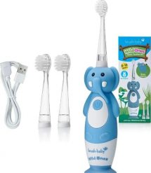 Szczoteczka Brush-baby WildOnes Elephant Niebieska. Niebieskie szczoteczki elektryczne Brush-baby. Za 136.99 zł.