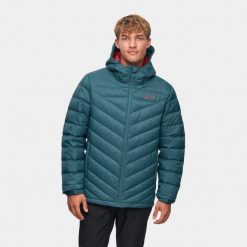 Kurtka puchowa męska Alpinus Monviso. Niebieskie kurtki męskie Alpinus, m, bez wzorów, z puchu, sportowe, bez ramiączek, bez kaptura. Za 699.00 zł.