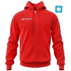 Givova Unisex Czerwony 2XL Bluza Sportowa - Komfort i Styl. Czerwone bluzy bez kaptura męskie Givova, xl, bez wzorów, z bawełny, bez kaptura. Za 201.00 zł.