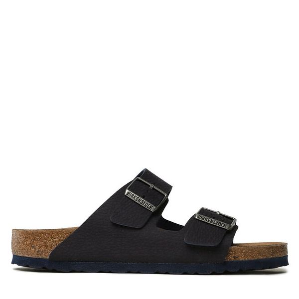 Klapki Birkenstock. Niebieskie klapki i japonki męskie Birkenstock, bez wzorów. Za 449.99 zł.