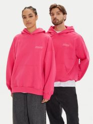 2005 Bluza Unisex Basic Różowy Regular Fit. Czerwone bluzy nierozpinane męskie 2005, l, bez wzorów, z bawełny, bez ramiączek, bez kaptura. Za 189.99 zł.